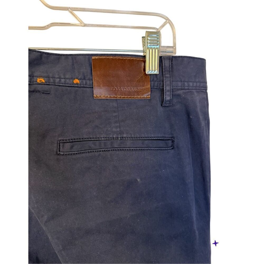 Hugo “Boss Orange” Chino Pants Navy Blue 34X32 Regular Fit - Picture 4 of 10